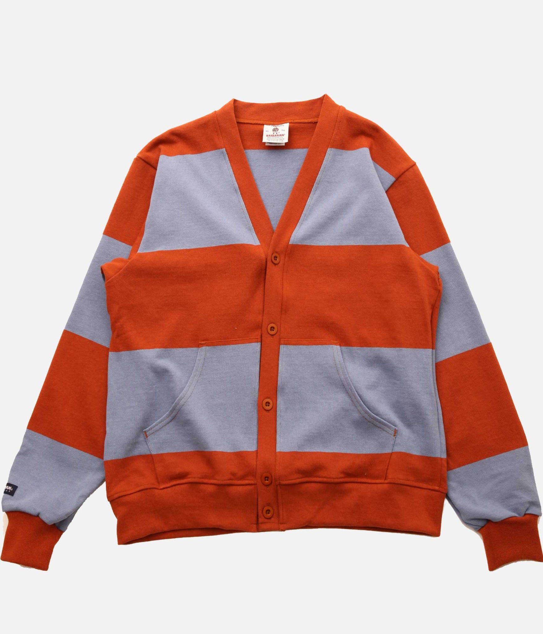 BARBARIAN / 12oz HEAVY WEIGHT POCKET CARDIGAN (COLUMBIA×RUST)