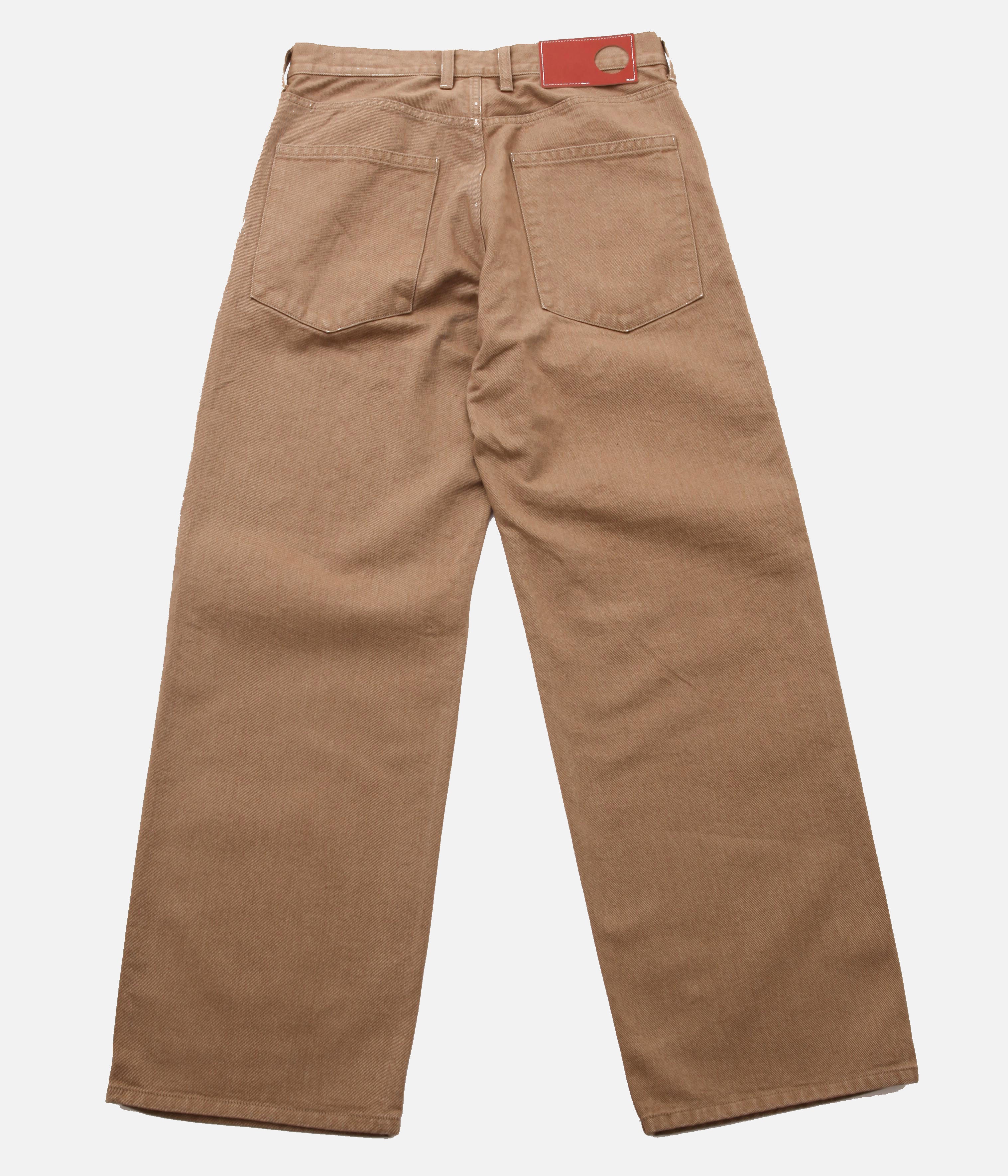 ENCOMING / ENST DENIM TROUSER (BEIGE) – LAFUNQUE