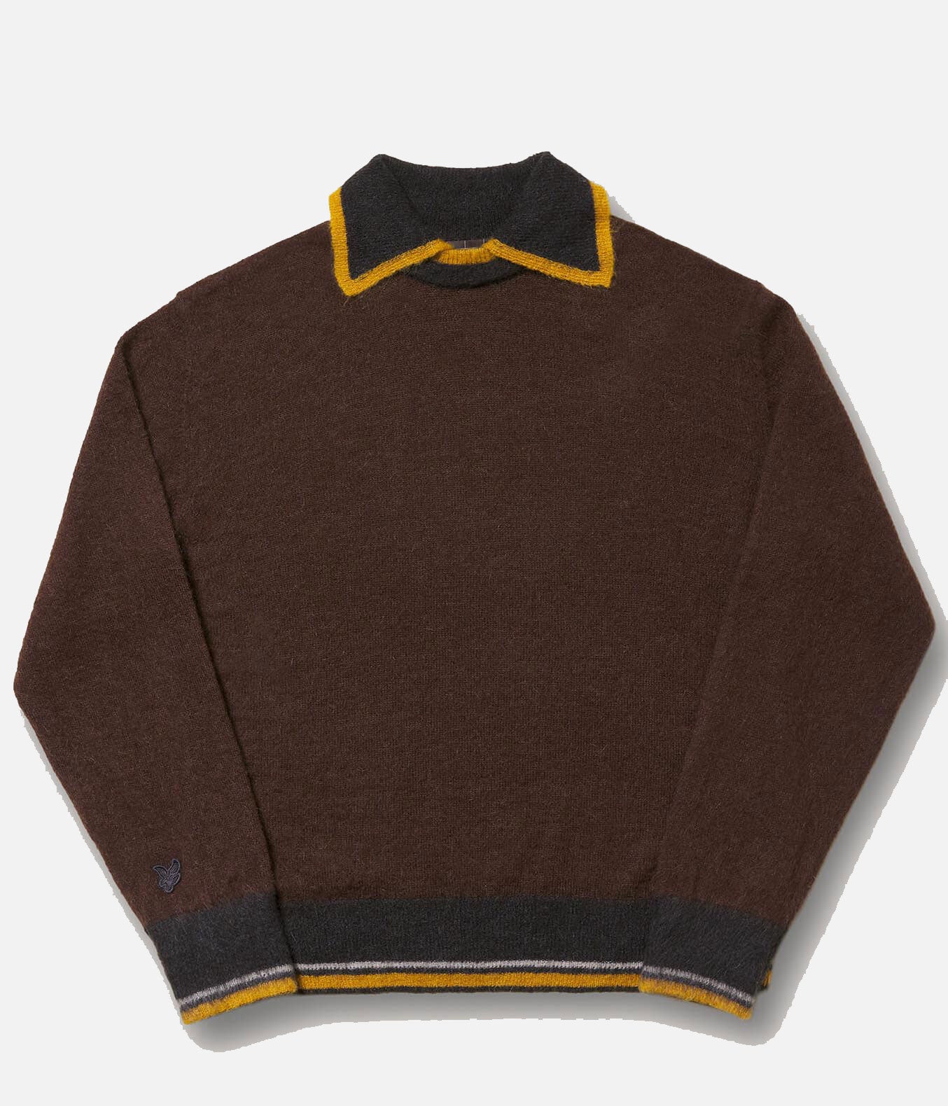 NICHOLAS DALEY × LYLE & SCOTT / KNITTED COLLAR JUMPER(ANNIVERSARY GOLD)