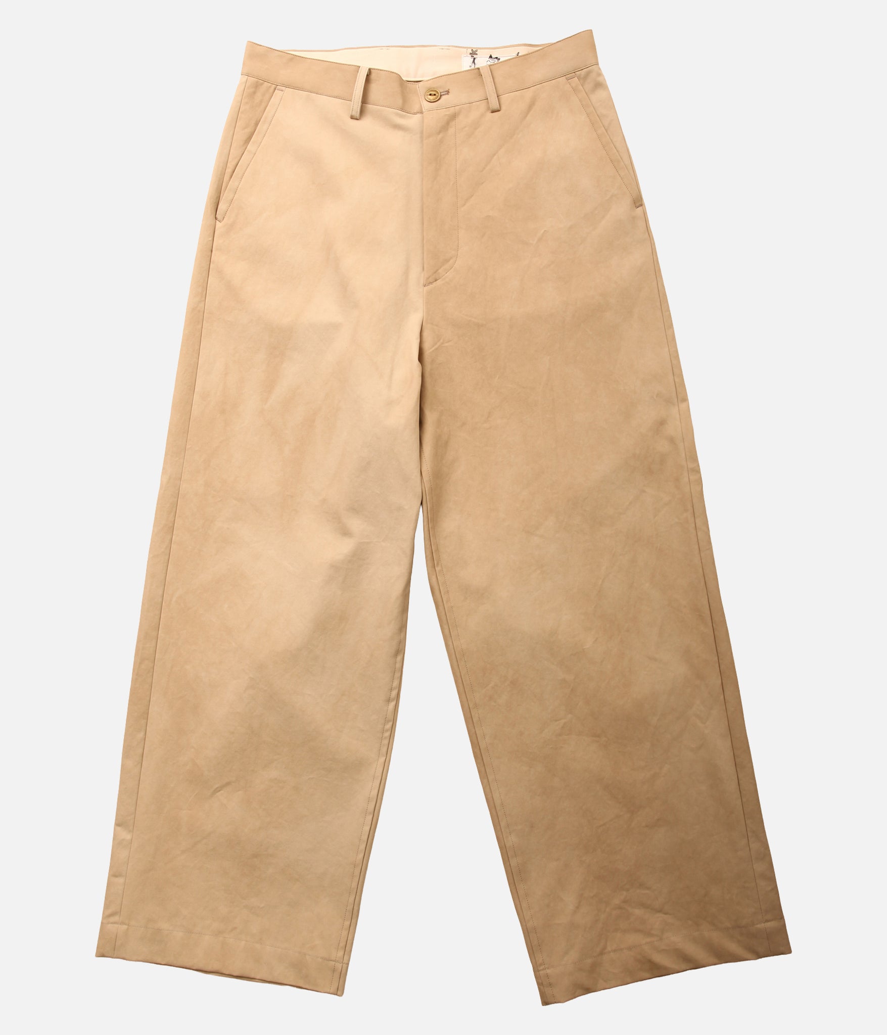 I AM DORK / WORK PANTS"COLD DYED" (BEIGE)