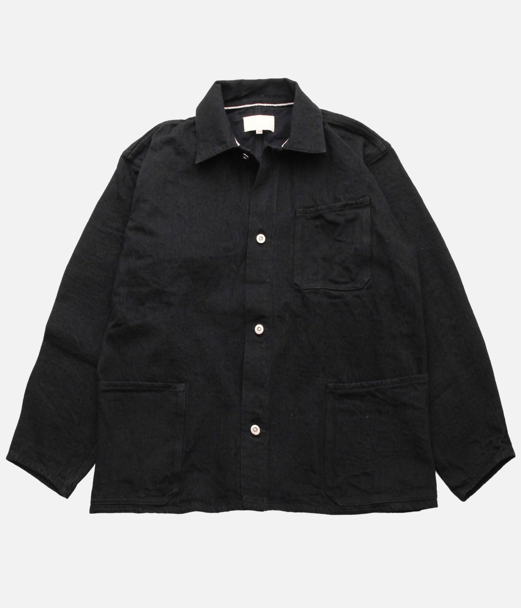 YOKO SAKAMOTO / COVERALL -RAW DENIM ONE WASH- (BLACK) – LAFUNQUE