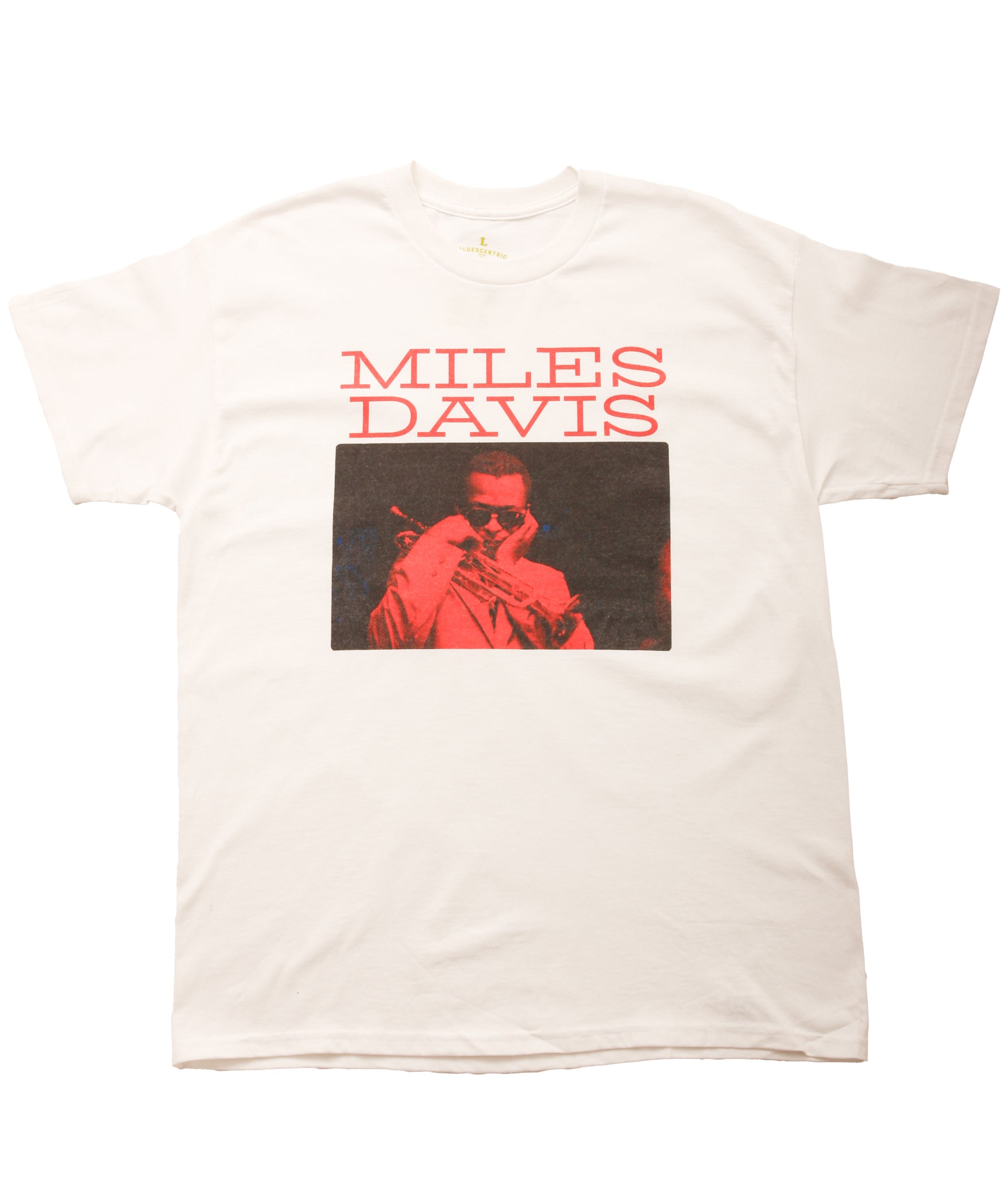 BLUESCENTRIC / MILES DAVIS T-SHIRT (WHITE)