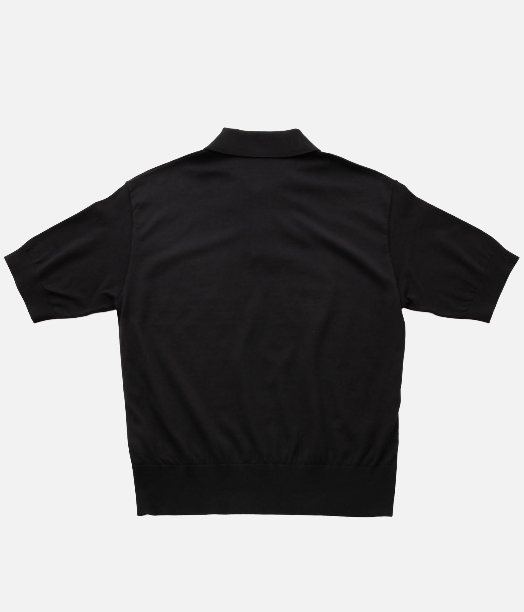 MEIAS / COTTON SILK KNIT POLO (BLACK) – LAFUNQUE